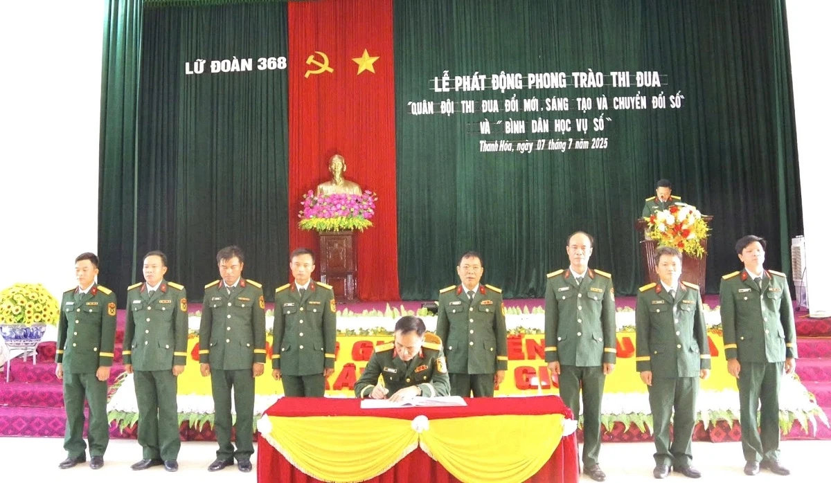 Lữ đoàn 368 đẩy mạnh chuyển đổi số gắn với xây dựng đơn vị “chính quy, mẫu mực, tiêu biểu”