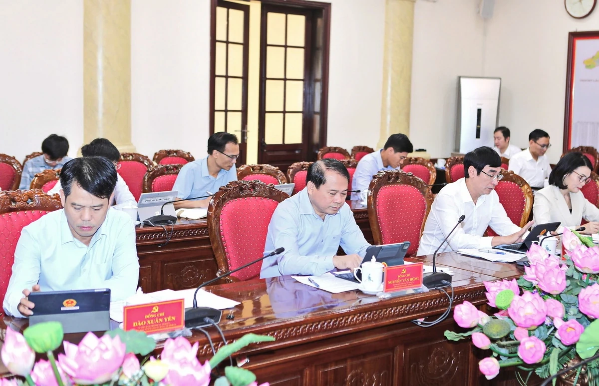 Thống nhất nội dung trình Kỳ họp thứ 35, HĐND tỉnh Thanh Hóa khóa XVIII