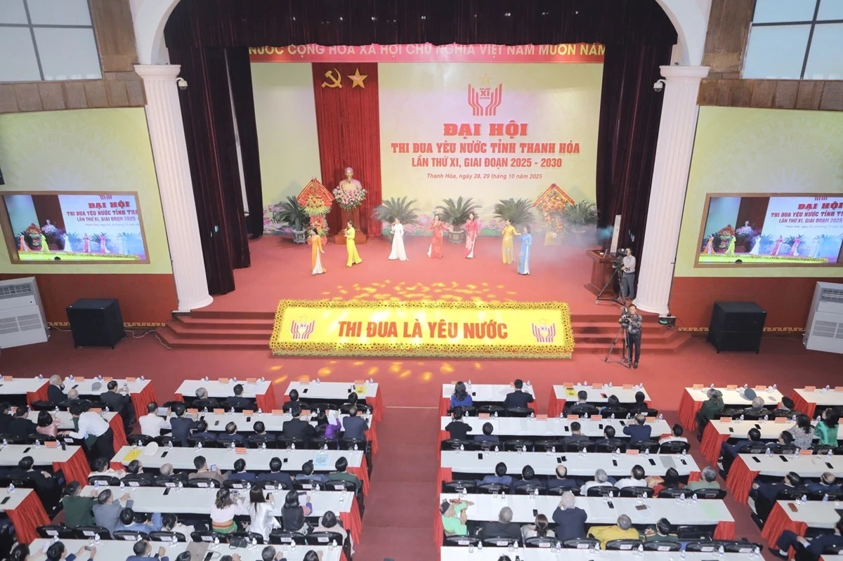 Tỉnh Thanh Hóa tổ chức trọng thể Đại hội Thi đua yêu nước lần thứ XI, giai đoạn 2025-2030