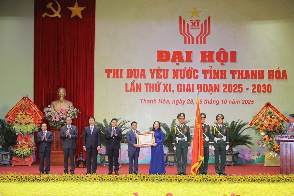 Tỉnh Thanh Hóa tổ chức trọng thể Đại hội Thi đua yêu nước lần thứ XI, giai đoạn 2025-2030