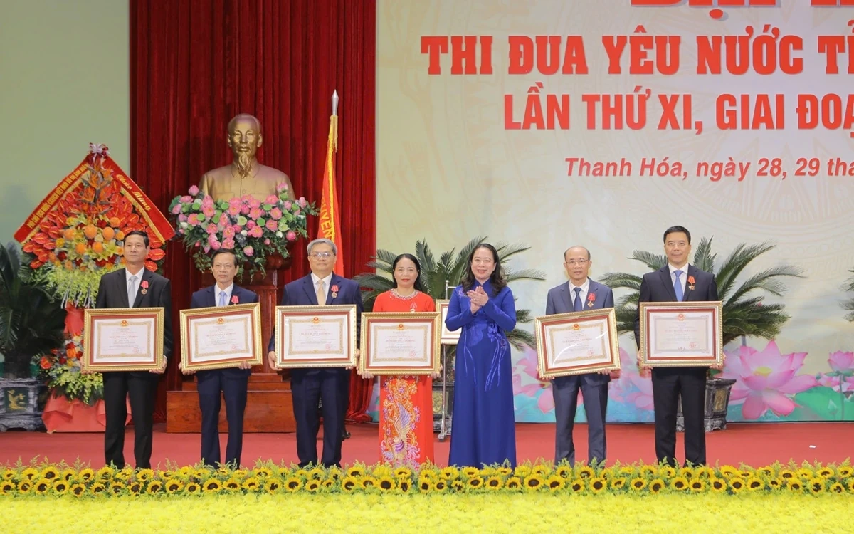 Tỉnh Thanh Hóa tổ chức trọng thể Đại hội Thi đua yêu nước lần thứ XI, giai đoạn 2025-2030