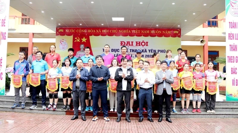 Đại hội Thể dục thể thao xã Yên Phú quy tụ 230 vận động viên