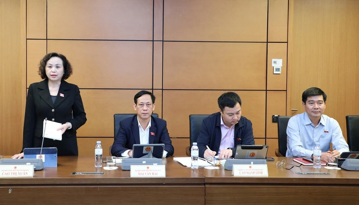 Đoàn ĐBQH Thanh Hóa tham gia góp ý vào các dự án Luật tại Kỳ họp thứ 10, Quốc hội khóa XV