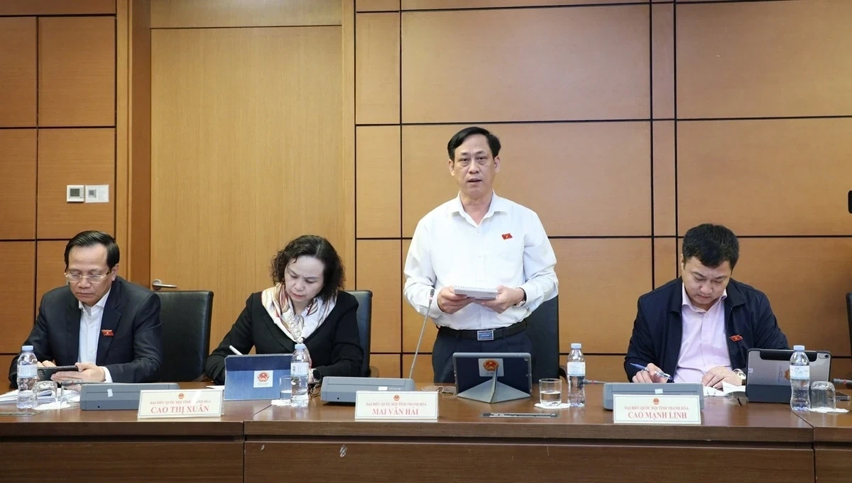 Đoàn ĐBQH Thanh Hóa tham gia góp ý vào các dự án Luật tại Kỳ họp thứ 10, Quốc hội khóa XV