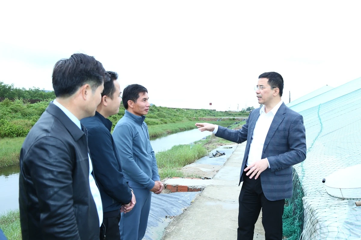 Phó Bí thư Thường trực Tỉnh ủy Nguyễn Hồng Phong thăm, làm việc tại xã Vạn Lộc