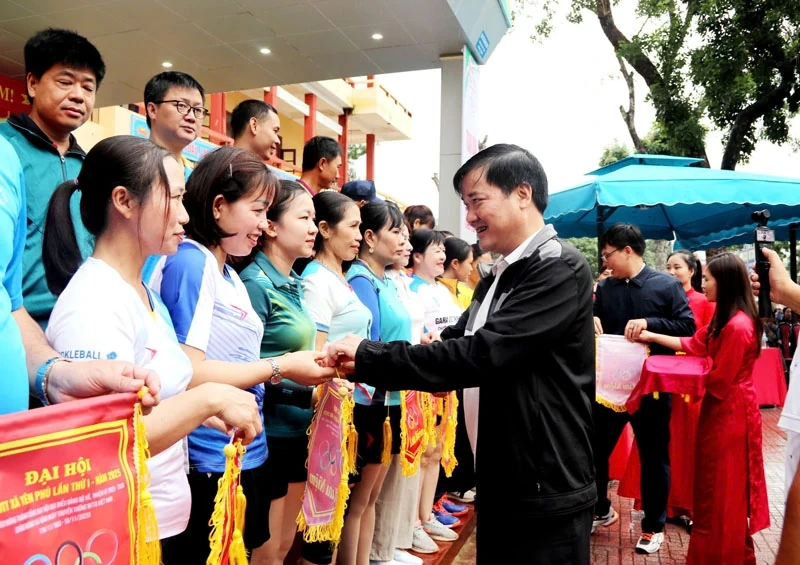 Đại hội Thể dục thể thao xã Yên Phú quy tụ 230 vận động viên