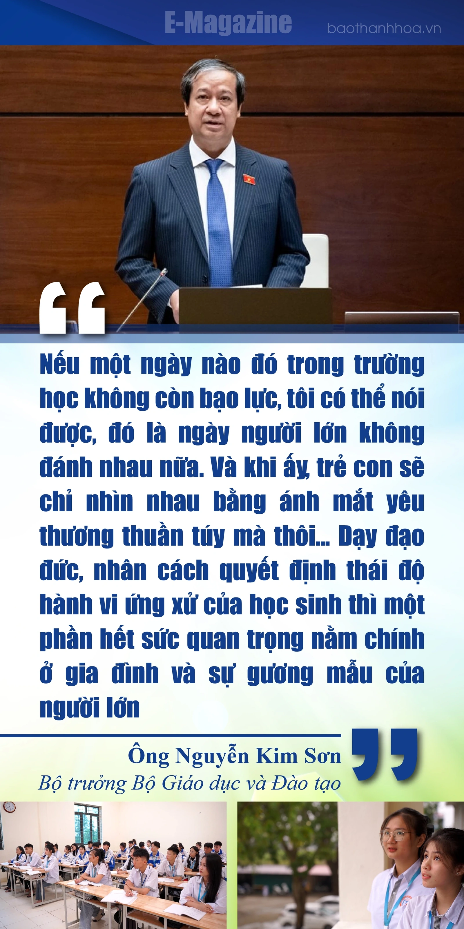 [E - Magazine] Từ bóng tối bạo lực đến ánh sáng yêu thương - Kỳ 2: Trao yêu thương, xóa bạo lực học đường