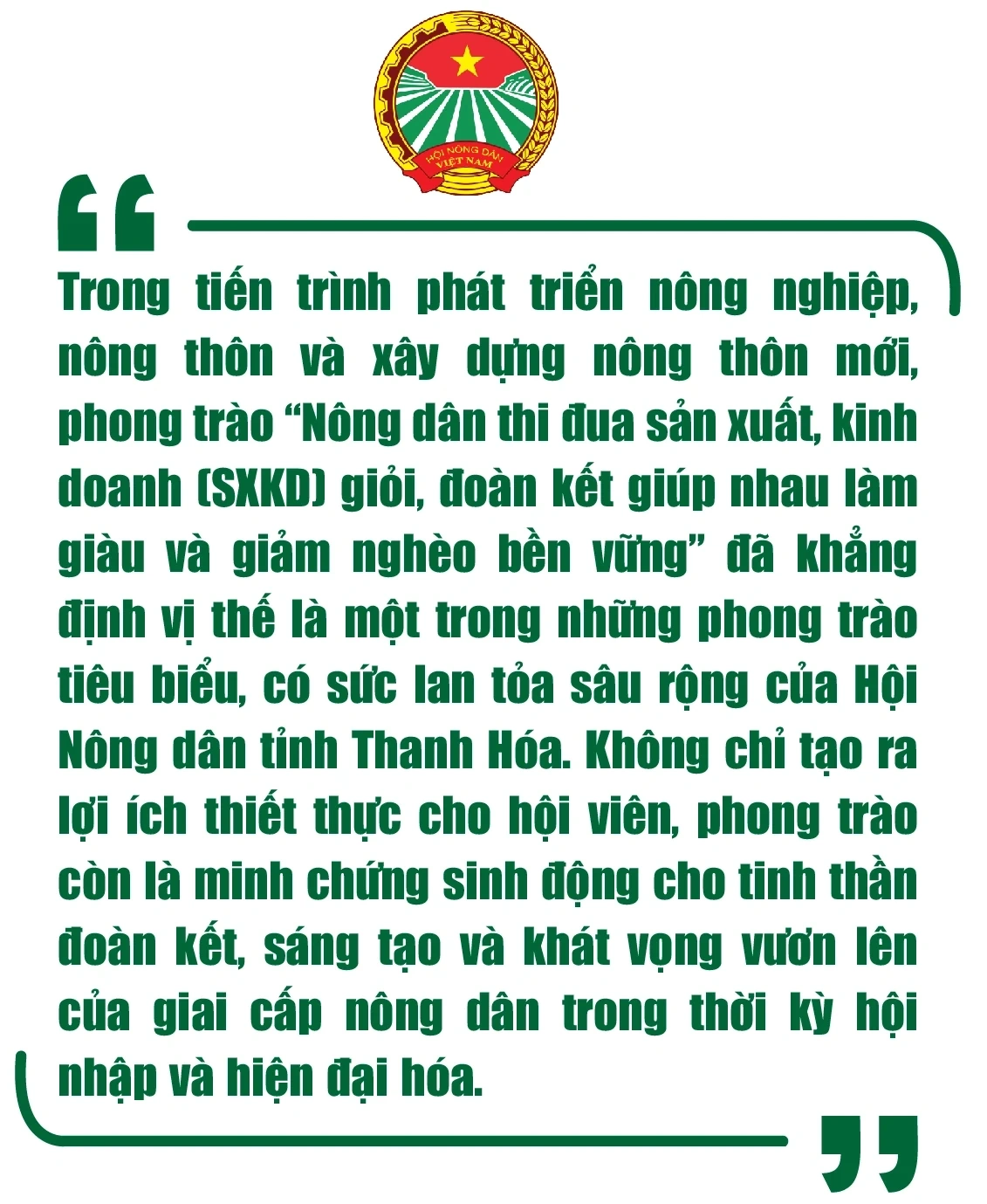 [E - Magazine] Phong trào Nông dân SXKD giỏi - sức lan tỏa bền vững của nông dân Thanh Hóa