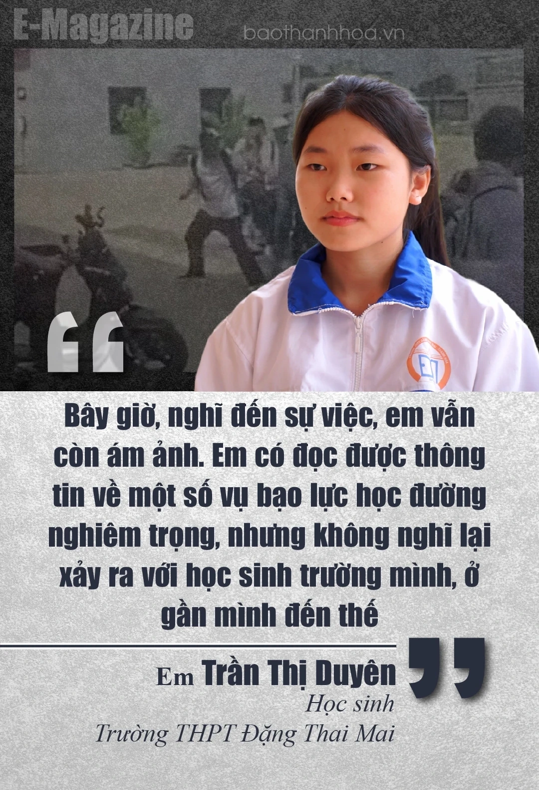 [E - Magazine] Từ bóng tối bạo lực đến ánh sáng yêu thương - Kỳ 1: Ám ảnh nỗi đau...