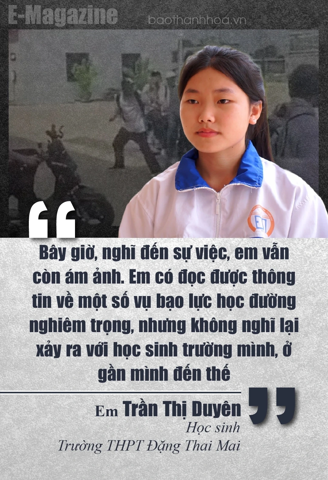 [E - Magazine] Từ bóng tối bạo lực đến ánh sáng yêu thương - Kỳ 1: Ám ảnh nỗi đau...