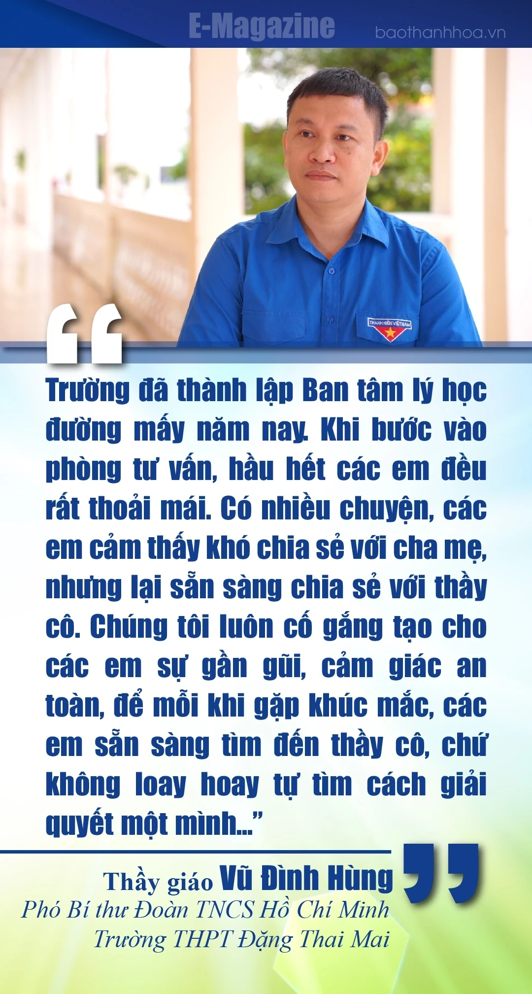 [E - Magazine] Từ bóng tối bạo lực đến ánh sáng yêu thương - Kỳ 2: Trao yêu thương, xóa bạo lực học đường