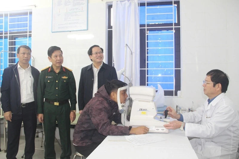 297 thanh niên xã Hậu Lộc tham gia khám tuyển nghĩa vụ quân sự năm 2026