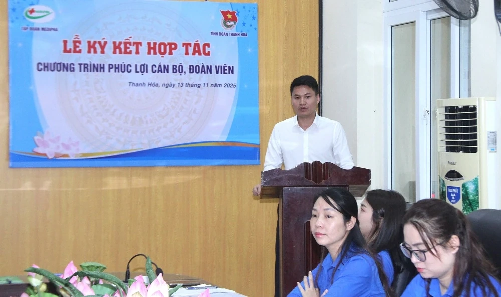 Hợp tác nâng cao sức khỏe cho đoàn viên, thanh niên tỉnh Thanh Hóa