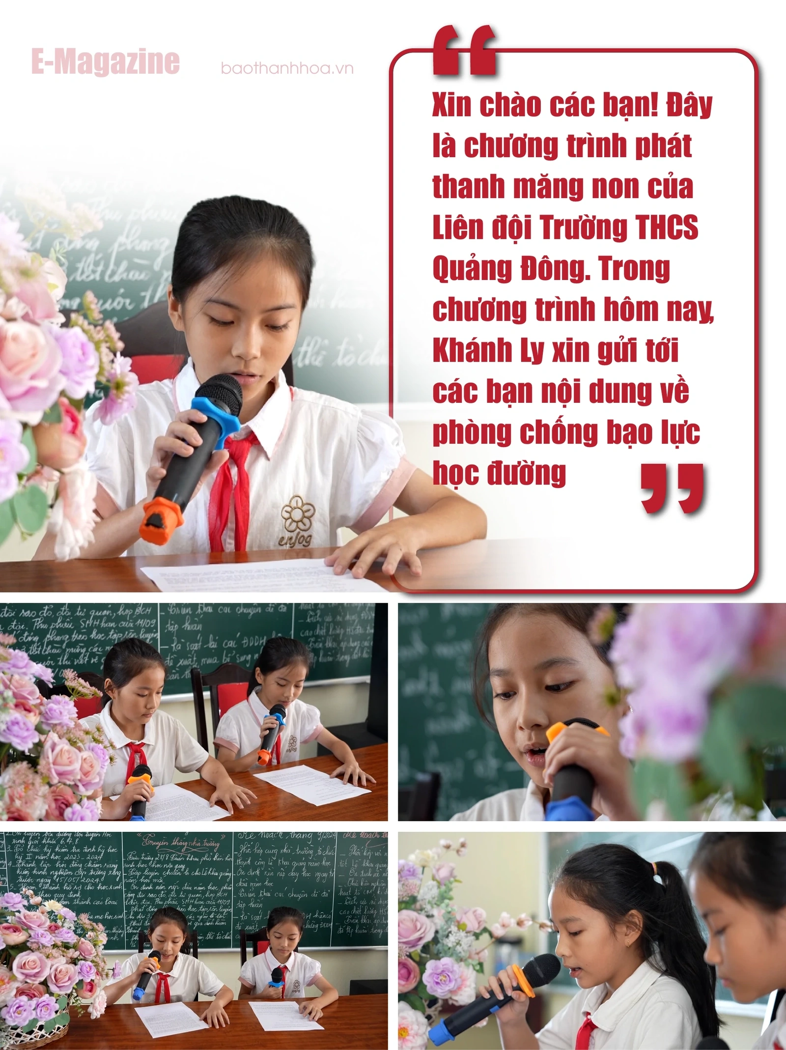 [E - Magazine] Từ bóng tối bạo lực đến ánh sáng yêu thương - Kỳ 2: Trao yêu thương, xóa bạo lực học đường