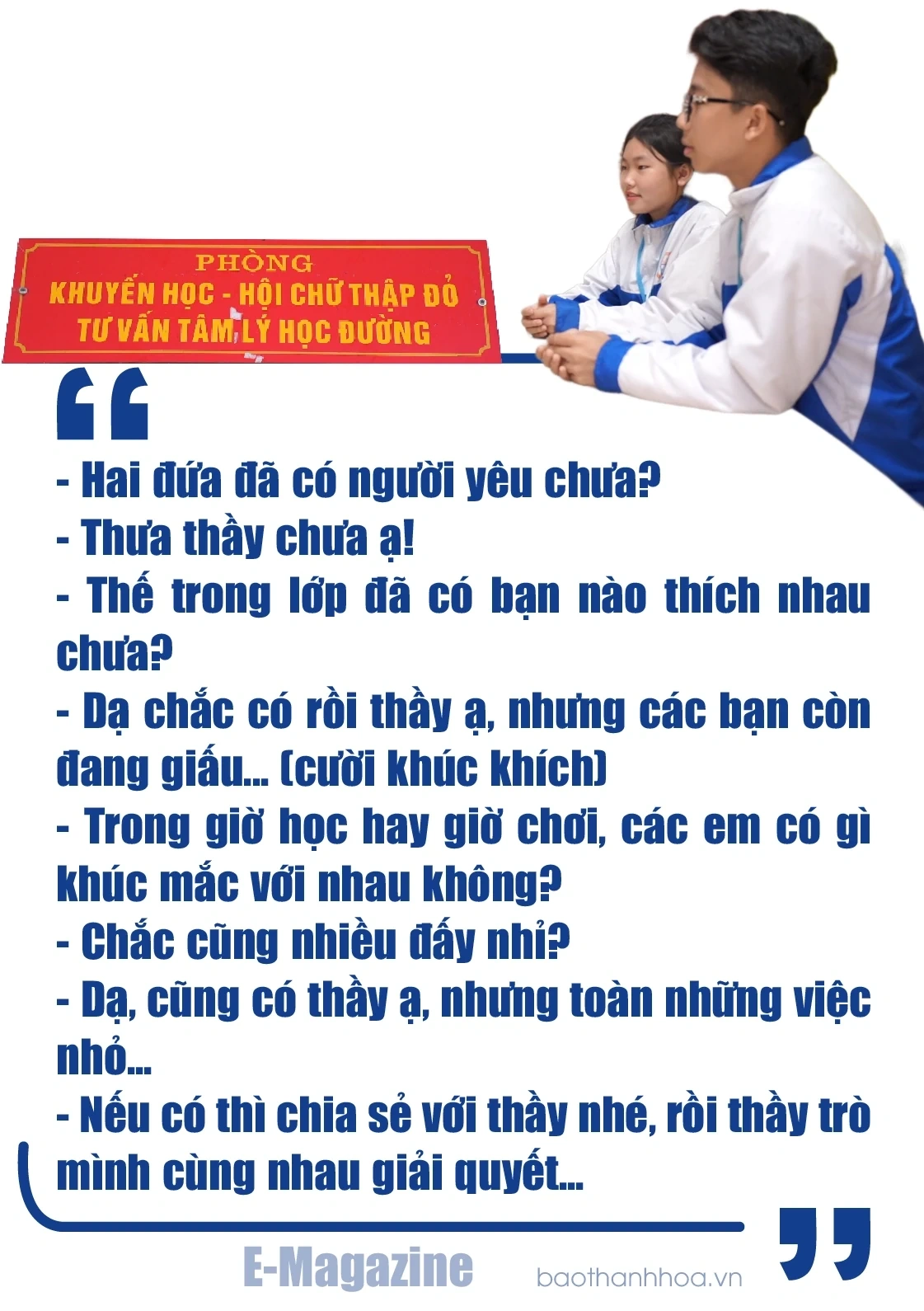 [E - Magazine] Từ bóng tối bạo lực đến ánh sáng yêu thương - Kỳ 2: Trao yêu thương, xóa bạo lực học đường