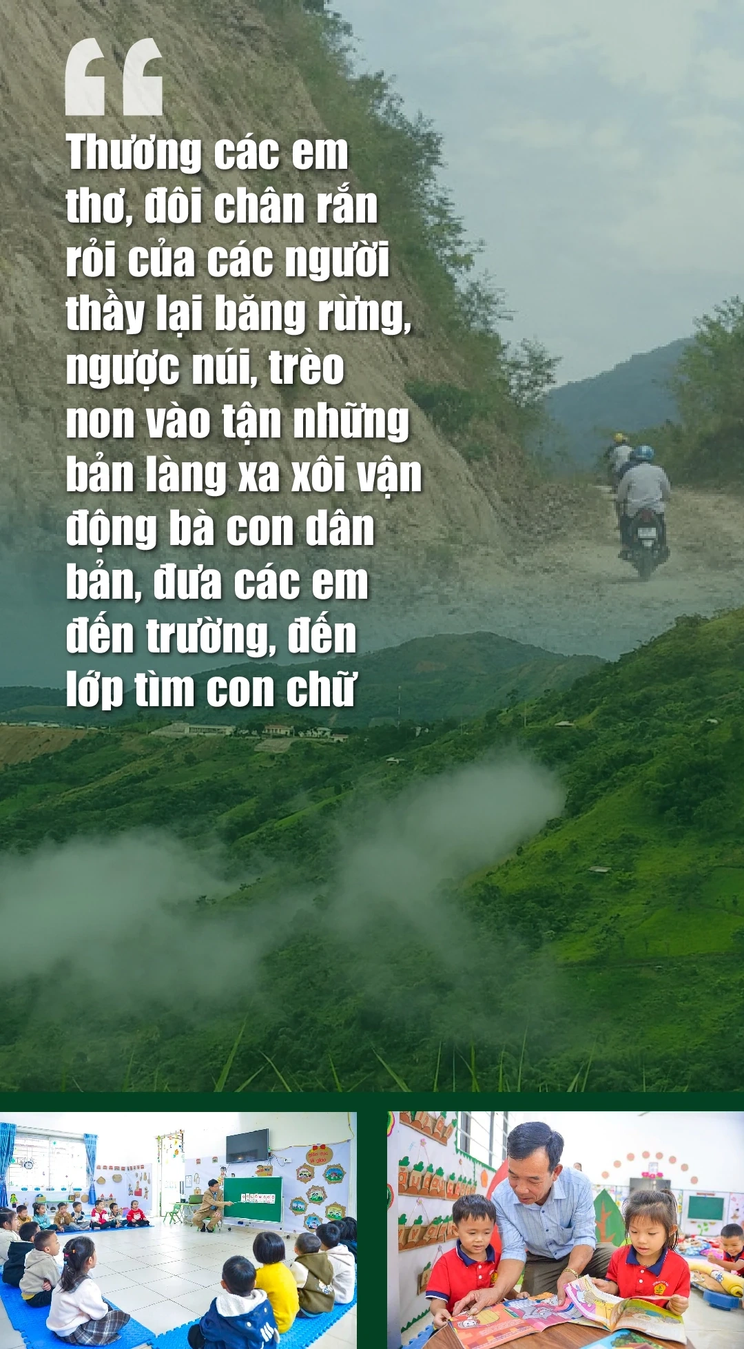 [E - Magazine] Những “người mẹ đặc biệt” gieo chữ nơi “thâm sơn cùng cốc”