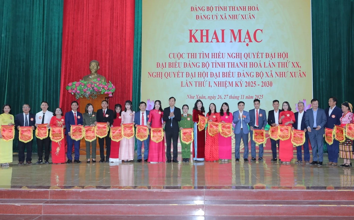 Như Xuân tổ chức Cuộc thi tìm hiểu Nghị quyết Đại hội Đảng bộ các cấp, nhiệm kỳ 2025-2030