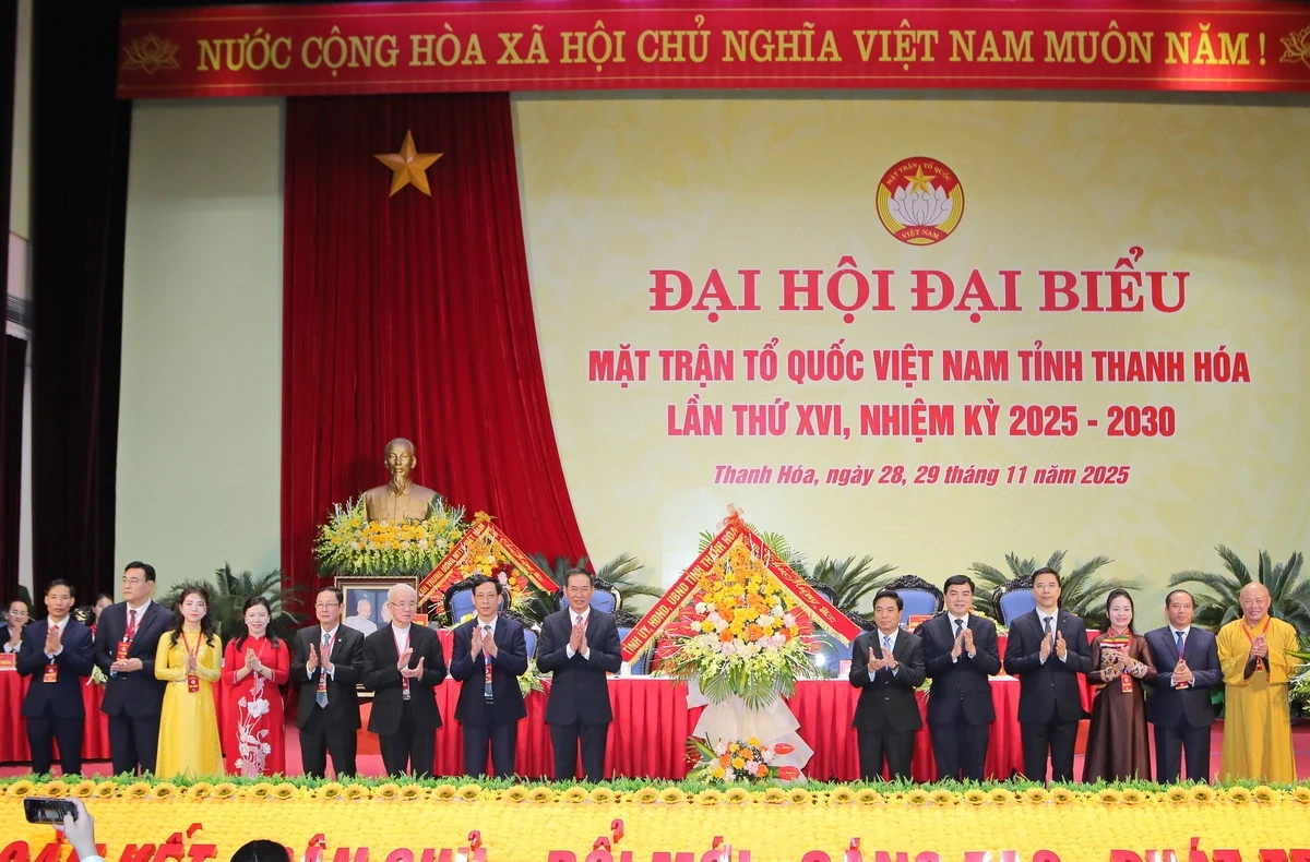 Đại hội đại biểu MTTQ Việt Nam tỉnh Thanh Hóa lần thứ XVI: Khơi dậy sức mạnh đại đoàn kết, tăng cường đồng thuận xã hội, vì mục tiêu phát triển nhanh và bền vững