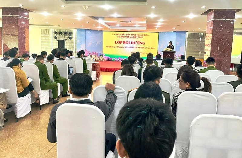 Bồi dưỡng kỹ năng, nghiệp vụ công tác tín ngưỡng, tôn giáo năm 2025