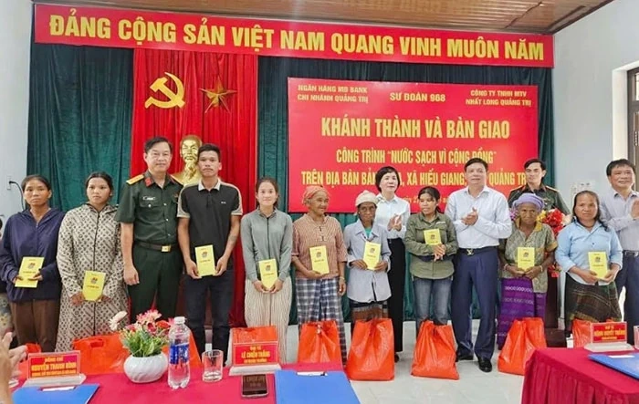 MB Quảng Trị bàn giao công trình “Nước sạch vì cộng đồng” tại Bản Chùa