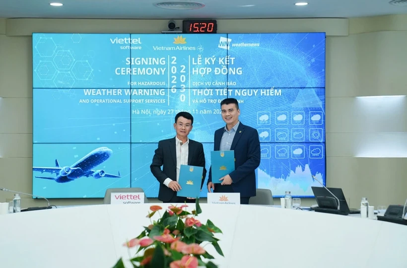 Viettel phát triển phần mềm cảnh báo thời tiết nguy hiểm cùng Vietnam Airlines