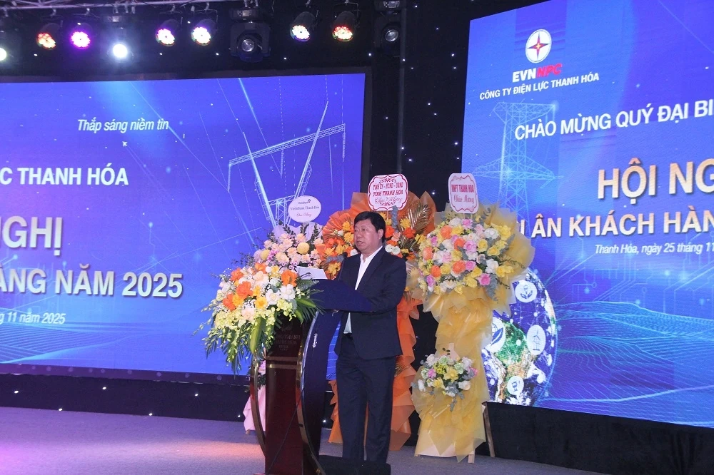 Hội nghị tri ân khách hàng Công ty Điện lực Thanh Hóa năm 2025