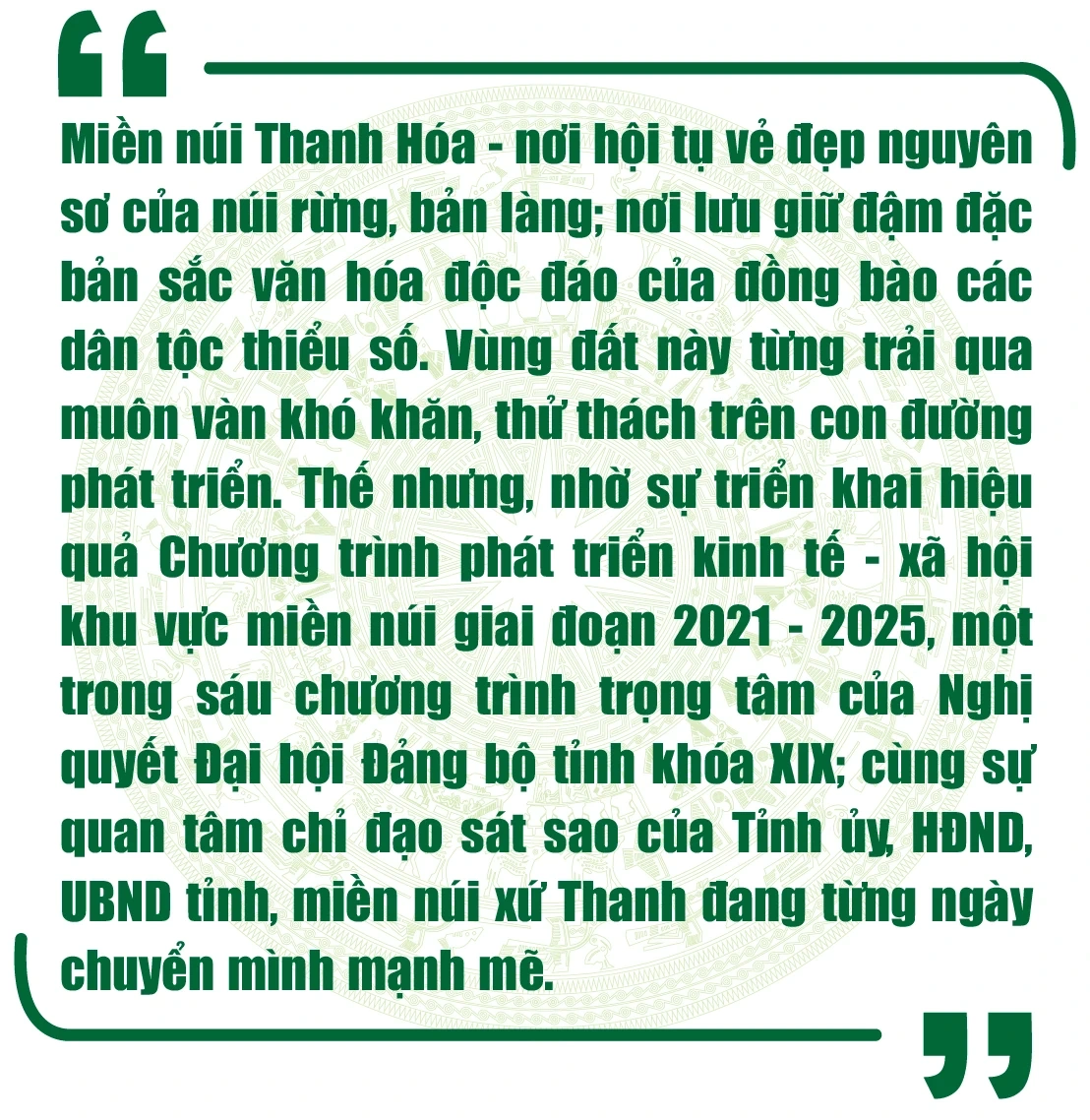 [E-Magazine]: Miền núi Thanh Hóa - Hành trình vươn lên từ gian khó