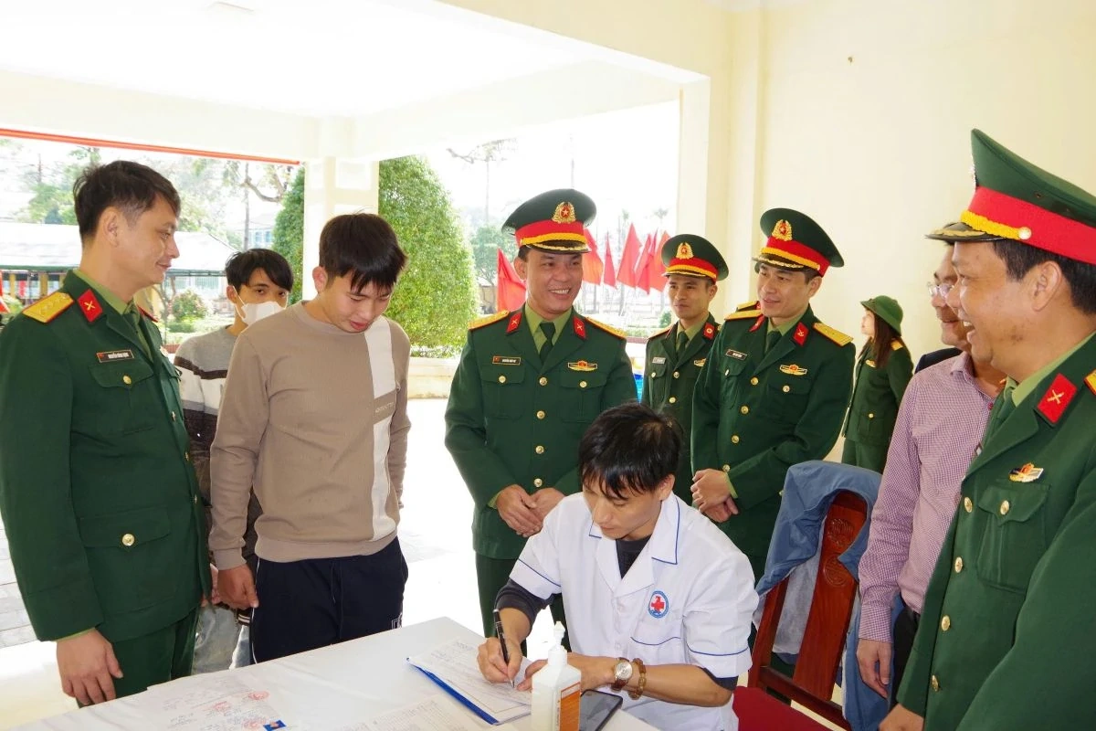 Ban Chỉ huy phòng thủ khu vực 5 - Tĩnh Gia: Chủ động, trách nhiệm trong công tác khám tuyển nghĩa vụ quân sự