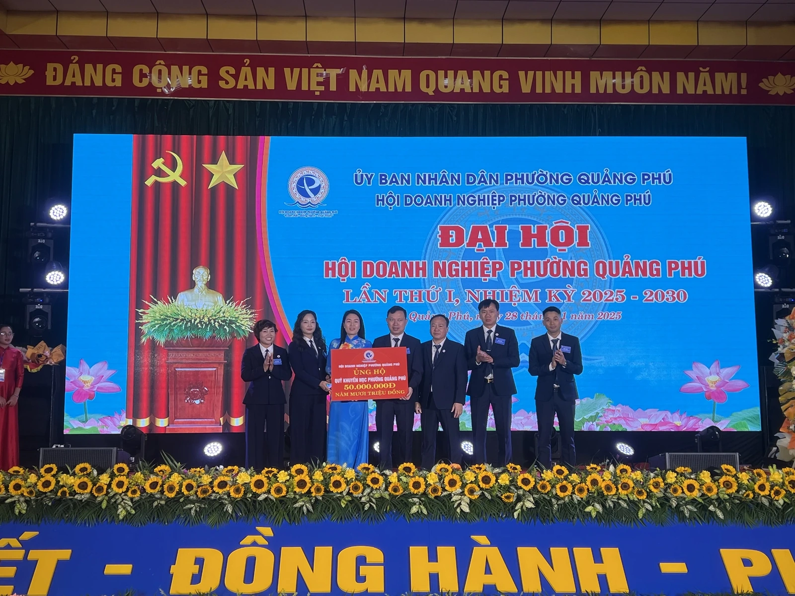 Đại hội Hội Doanh nghiệp phường Quảng Phú lần thứ I