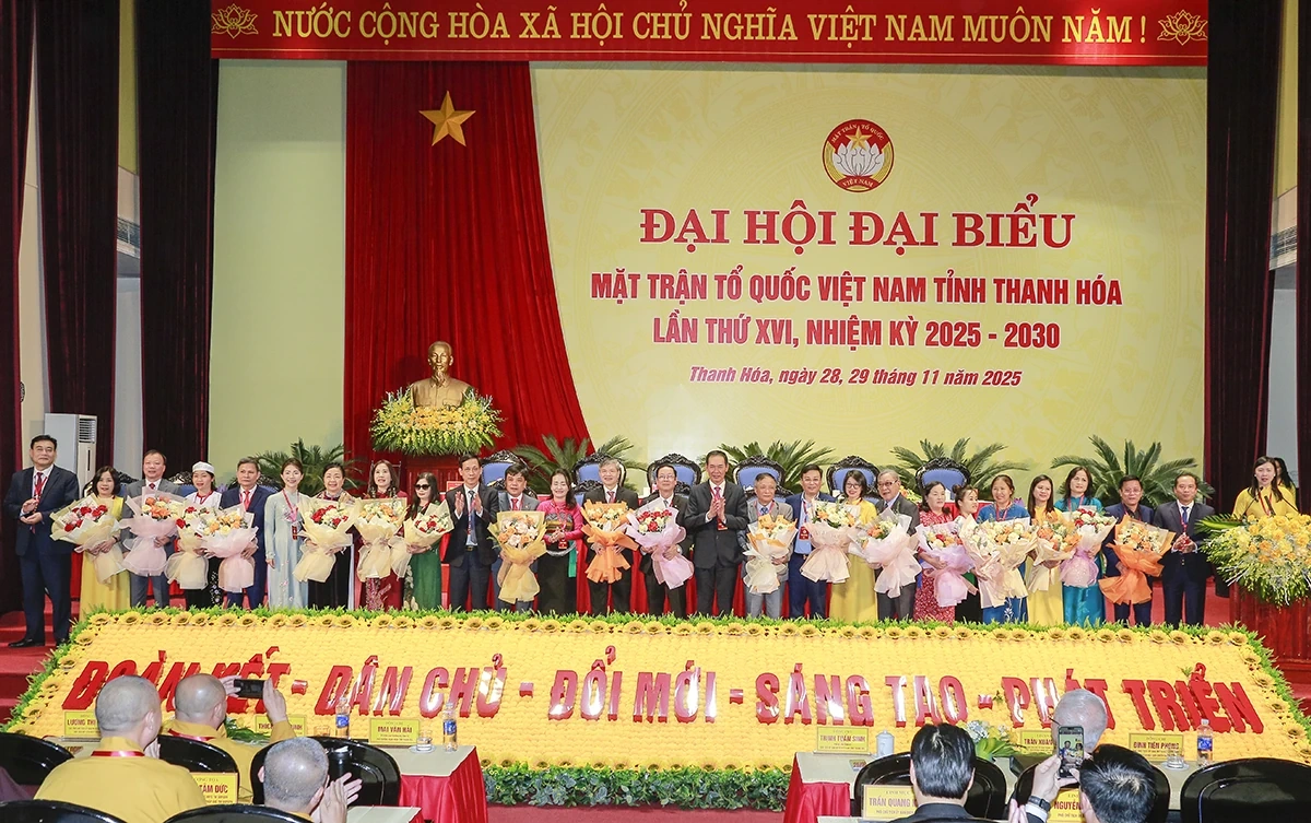 Phiên thứ nhất Đại hội đại biểu MTTQ Việt Nam tỉnh Thanh Hóa lần thứ XVI, nhiệm kỳ 2025-2030