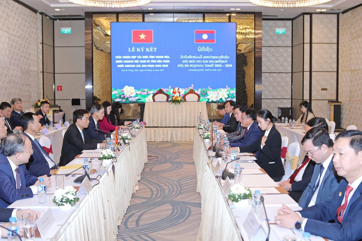 Thanh Hóa - Hủa Phăn ký kết Thỏa thuận hợp tác giai đoạn 2026-2030, mở rộng tầm nhìn chiến lược vì sự phát triển bền vững