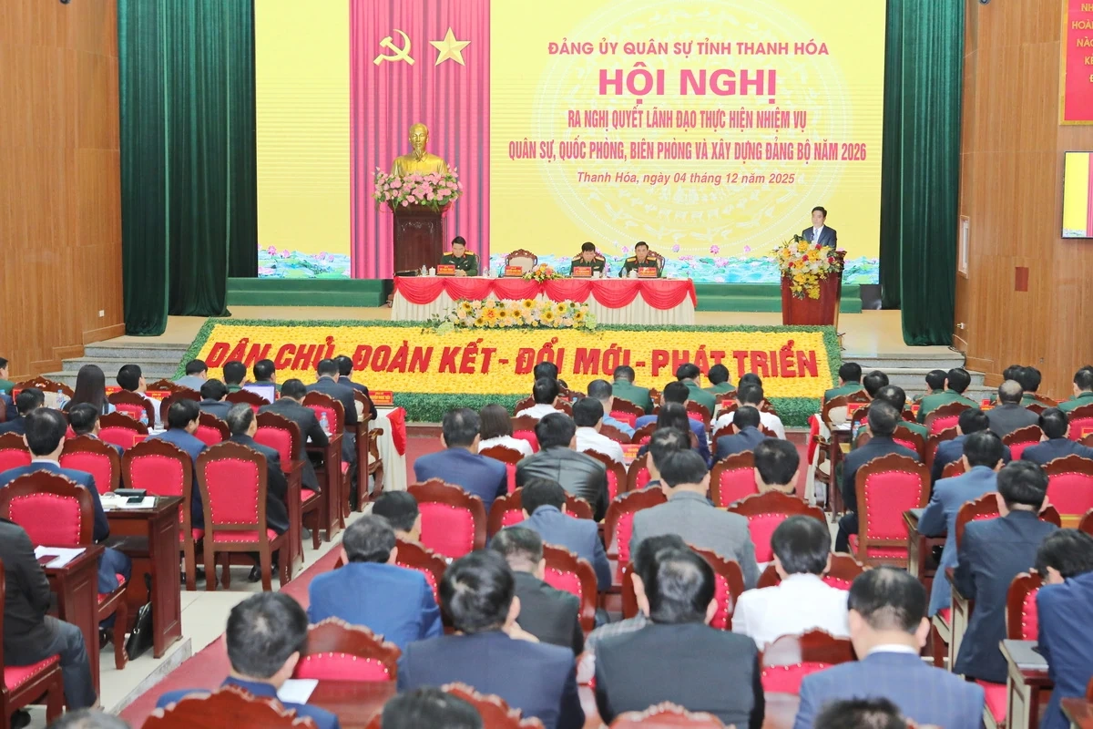 Đảng ủy Quân sự tỉnh ra Nghị quyết thực hiện nhiệm vụ Quân sự, Quốc phòng và xây dựng Đảng bộ năm 2026