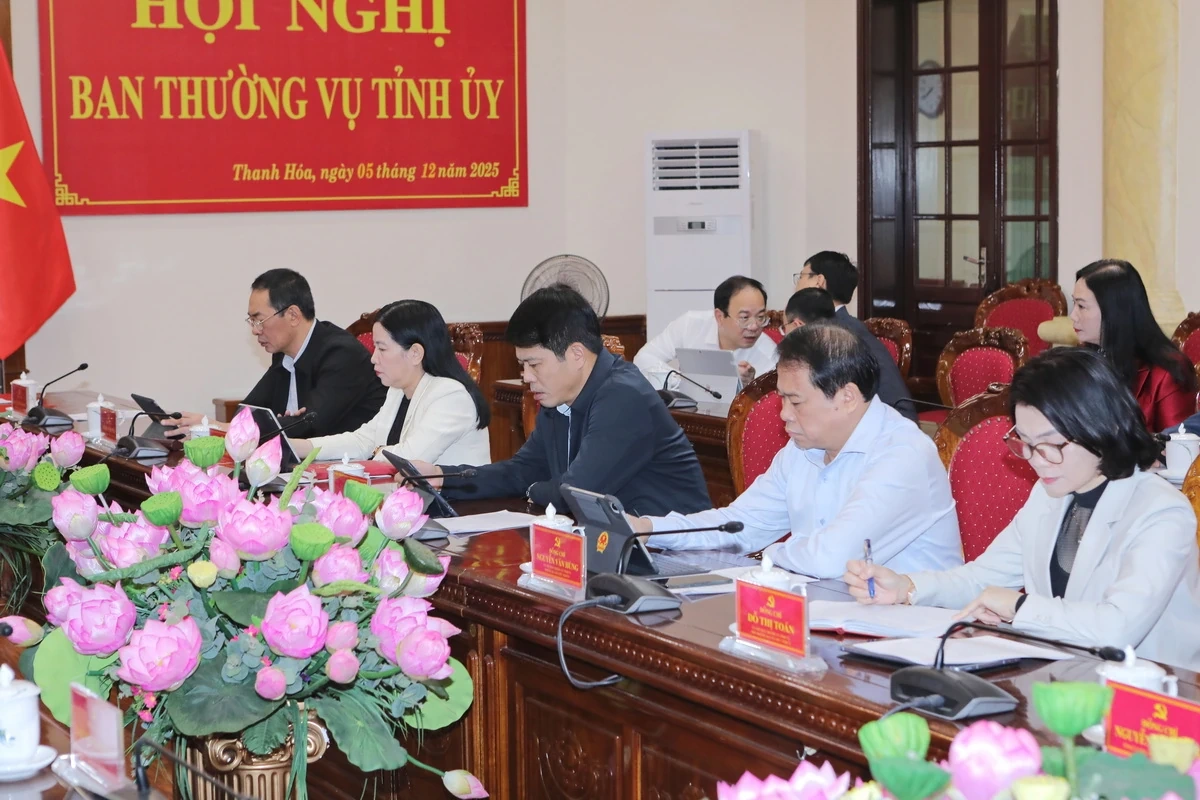 Ban Thường vụ Tỉnh ủy đánh giá toàn diện tình hình thực hiện nhiệm vụ năm 2025; thống nhất mục tiêu, giải pháp chủ yếu năm 2026