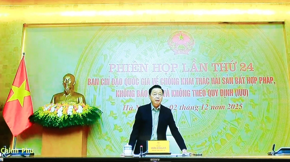 Phiên họp lần thứ 24 Ban Chỉ đạo Quốc gia về chống khai thác IUU