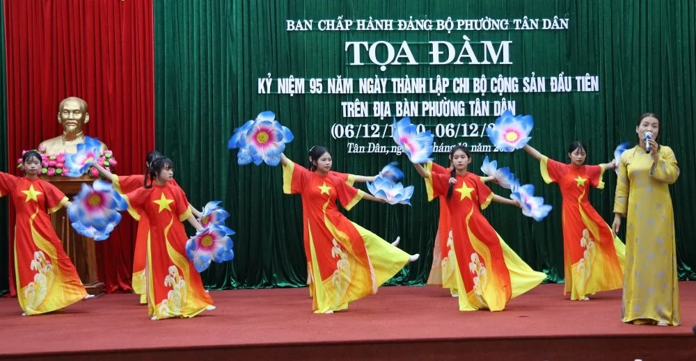 Phường Tân Dân kỷ niệm 95 năm thành lập Chi bộ Cộng sản đầu tiên trên địa bàn
