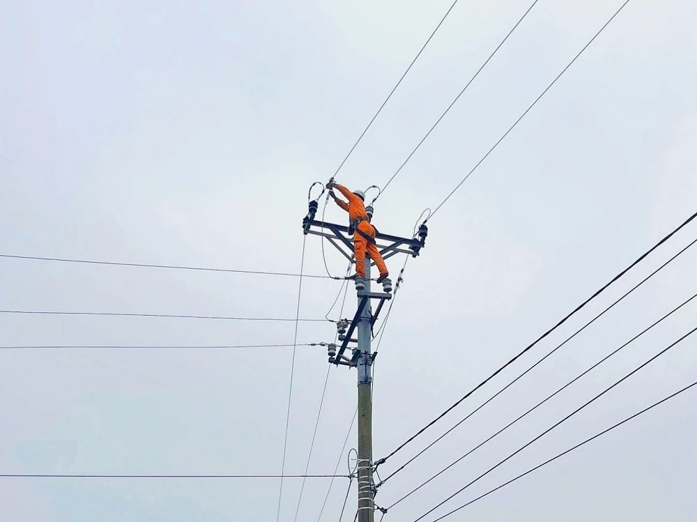 Đội QLĐL khu vực Hoằng Hóa hoàn thiện hệ thống đo đếm và chỉnh trang lưới điện dịp cuối năm 2025