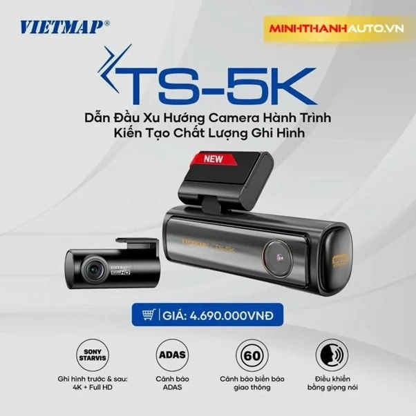 Top 5 camera hành trình VietMap đáng để bạn lựa chọn năm 2026