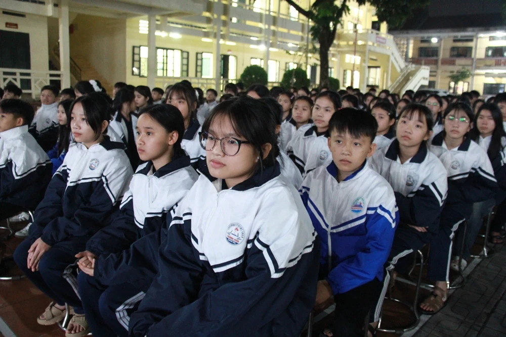 Hội thi tìm hiểu pháp luật ở Trường PTDT Nội trú THCS Thường Xuân