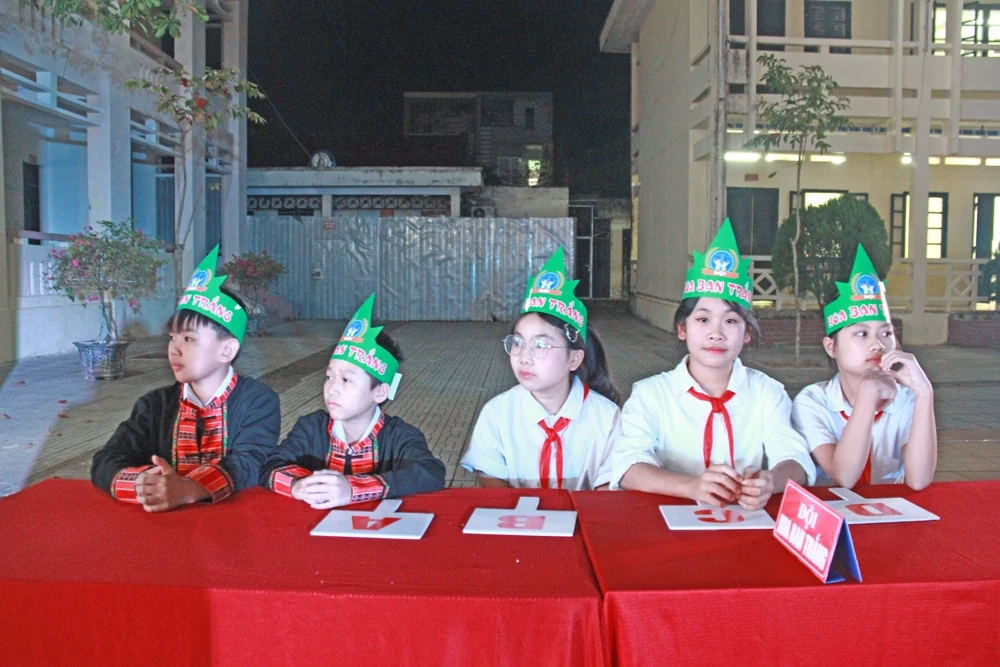 Hội thi tìm hiểu pháp luật ở Trường PTDT Nội trú THCS Thường Xuân