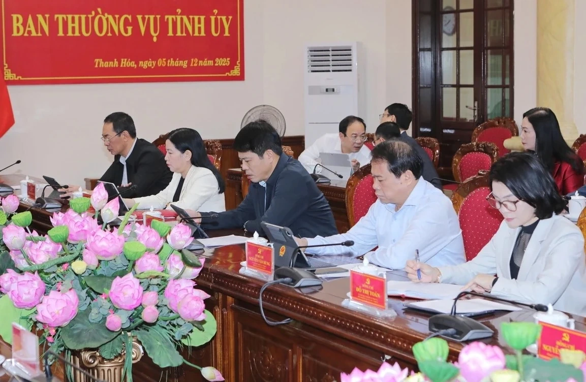 Ban Thường vụ Tỉnh ủy đánh giá toàn diện tình hình thực hiện nhiệm vụ năm 2025; thống nhất mục tiêu, giải pháp chủ yếu năm 2026