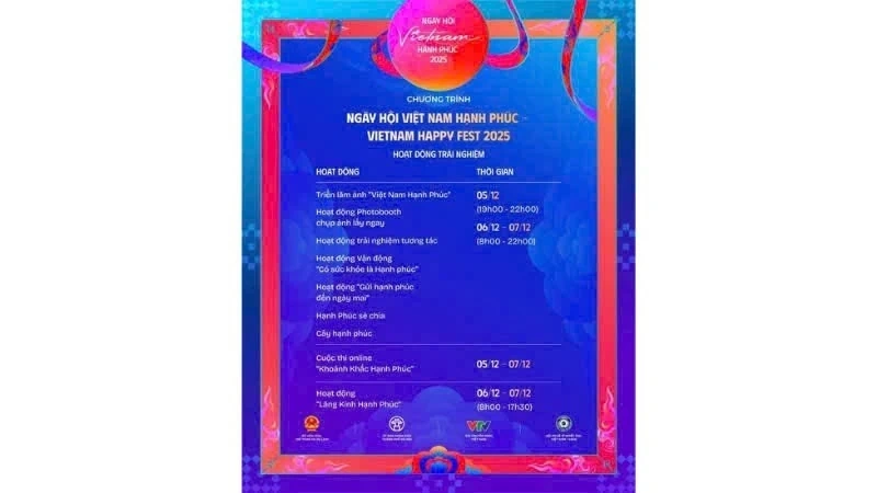 Ngày hội Việt Nam Hạnh phúc với hành trình trải nghiệm 13 sắc màu yêu thương