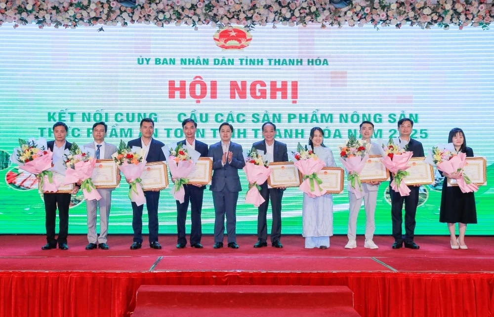 Kết nối cung - cầu các sản phẩm nông sản, thực phẩm an toàn tỉnh Thanh Hóa năm 2025