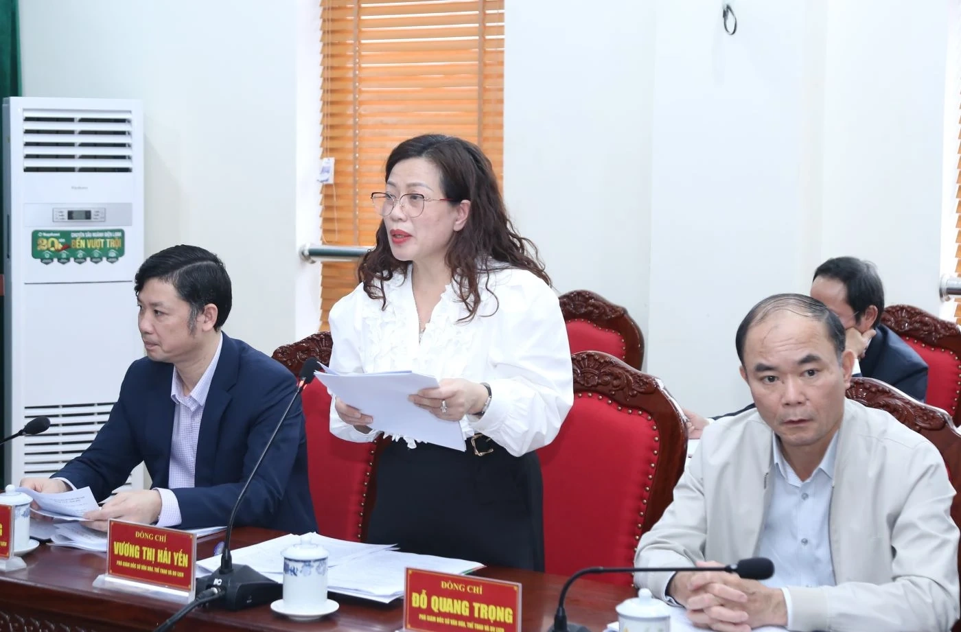 Chủ tịch UBND tỉnh Nguyễn Hoài Anh làm việc với Sở VH,TT&DL về tình hình thực hiện nhiệm vụ giai đoạn 2021-2025