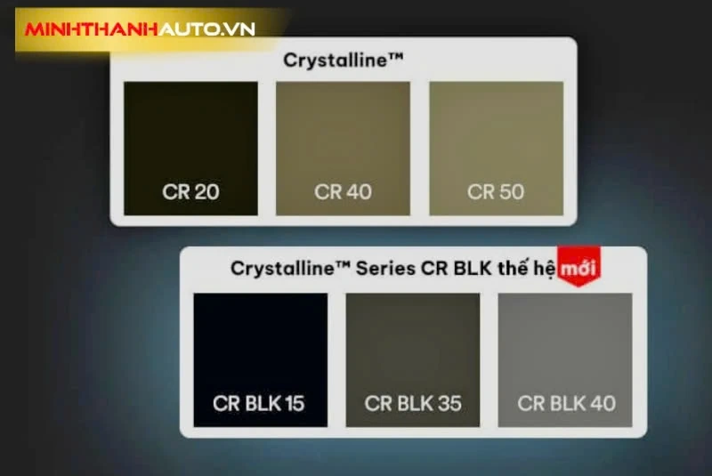 Bảng giá Phim cách nhiệt 3M Crystalline BLK - Cách phân biệt 3M thật và giả