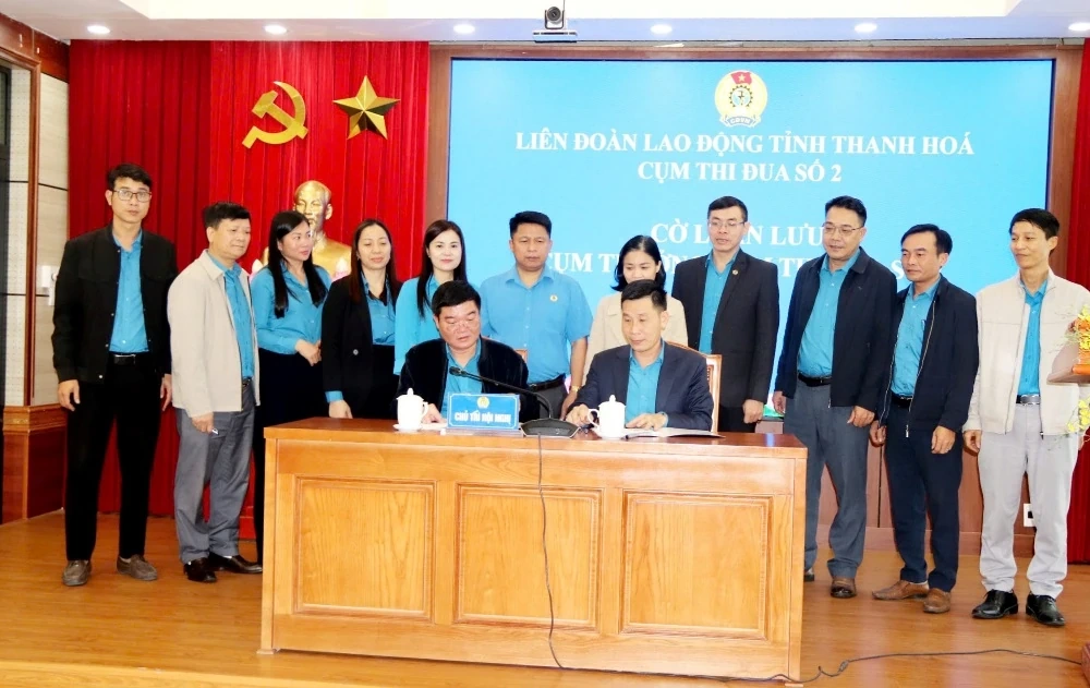 Cụm thi đua số 2 LĐLĐ tỉnh triển khai có hiệu quả công tác chăm lo phúc lợi cho đoàn viên, người lao động