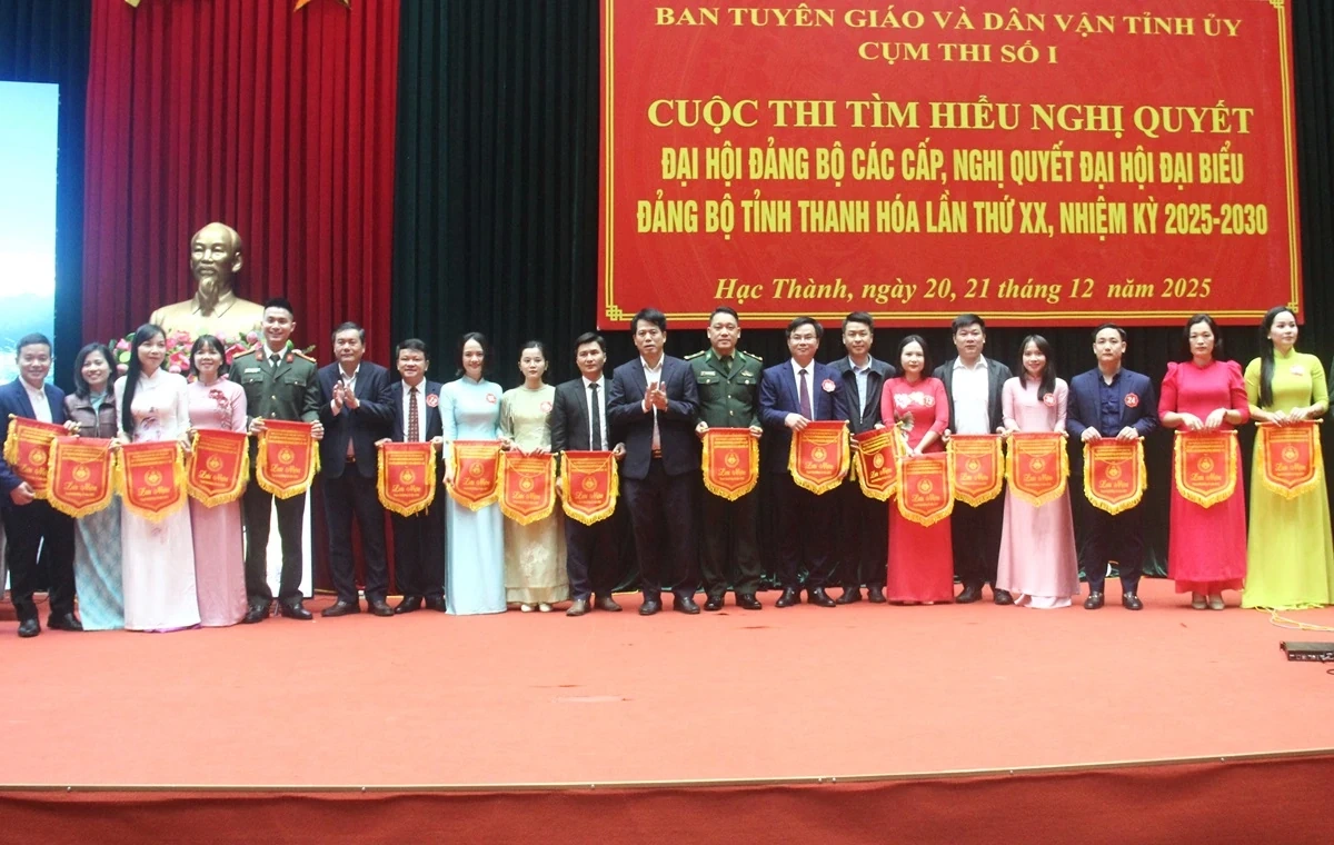 Cuộc thi tìm hiểu Nghị quyết Đại hội Đảng bộ các cấp - Cụm thi số I