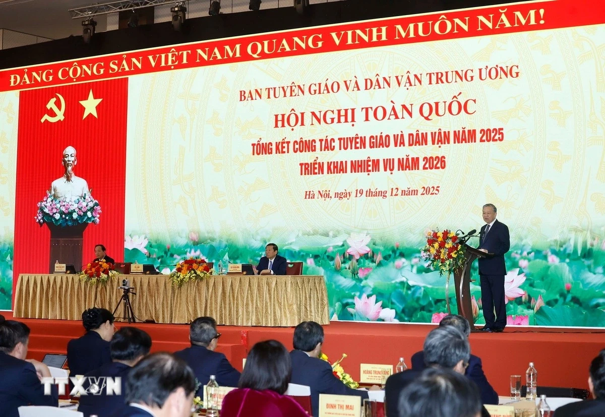 Toàn quốc tổng kết công tác tuyên giáo và dân vận năm 2025