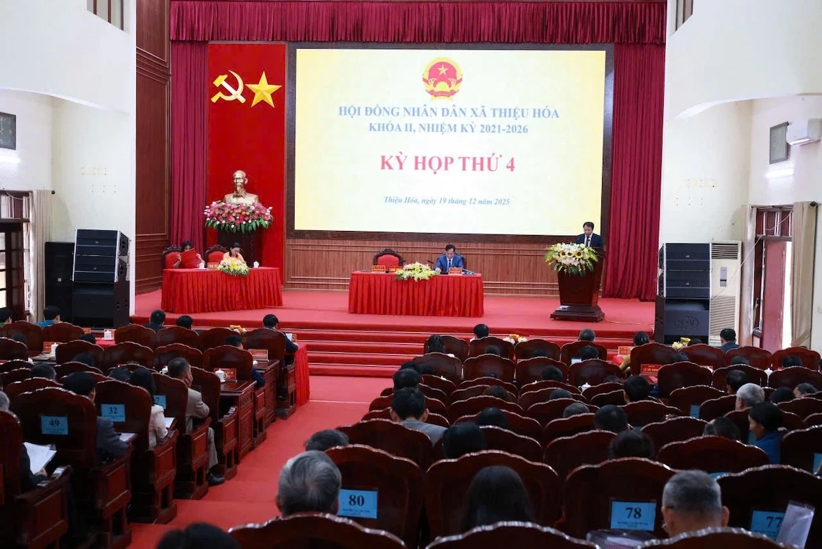 HĐND xã Thiệu Hóa thông qua nhiều tờ trình quan trọng tại Kỳ họp thứ 4