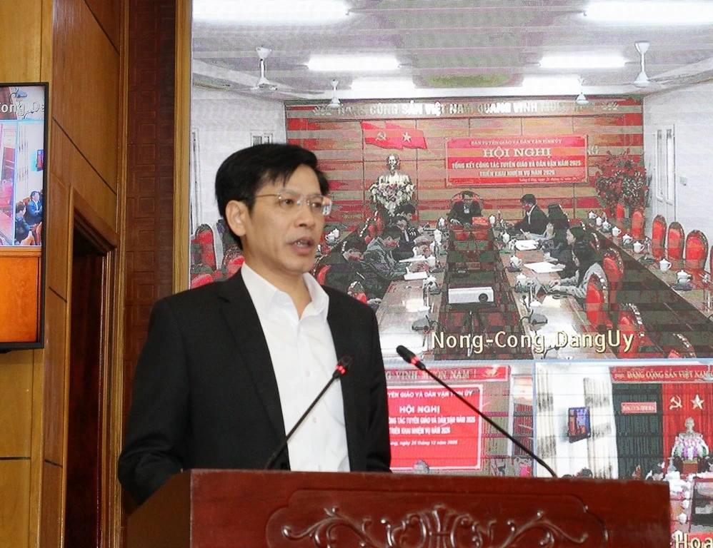 Tổng kết công tác tuyên giáo và dân vận năm 2025, triển khai nhiệm vụ năm 2026