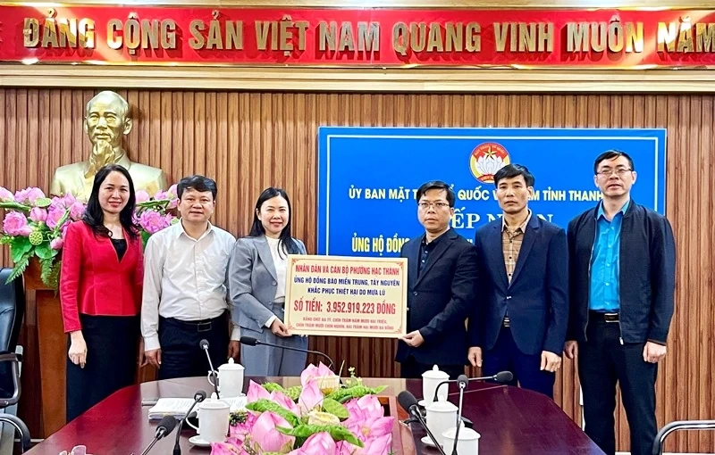Thanh Hóa: Dừng tiếp nhận ủng hộ đồng bào miền Trung, Tây Nguyên bị thiệt hại do mưa lũ 